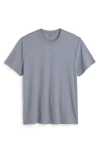 Madewell Allday Garment Dyed Cotton T-shirt In Ashen Blue