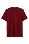 Madewell Allday Garment Dyed Cotton T-shirt In Cabernet