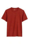 Madewell Allday Garment Dyed Cotton T-shirt In Dusty Redwood