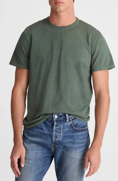 Madewell Allday Garment Dyed Cotton T-shirt In Green