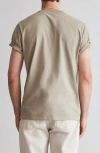 Madewell Allday Garment Dyed Cotton T-shirt In Weathered Sage