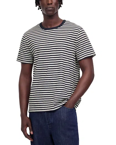 Madewell Allday Short Sleeve Striped Tee In Purple
