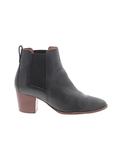 Pre-owned Madewell Ankle Boots In Black