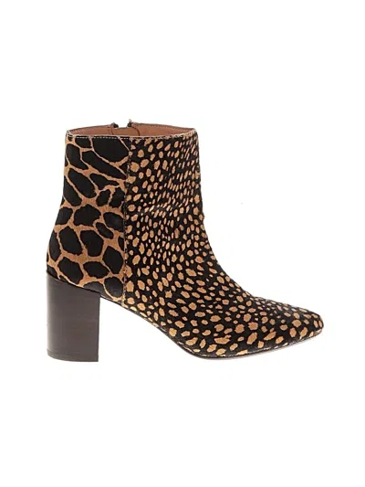 Pre-owned Madewell Ankle Boots In Black