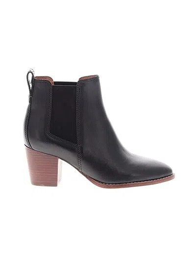 Pre-owned Madewell Ankle Boots In Black