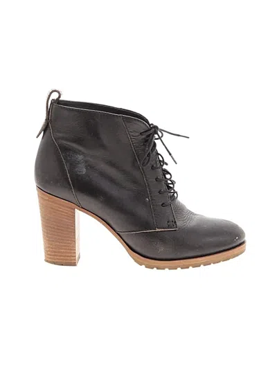 Pre-owned Madewell Ankle Boots In Black