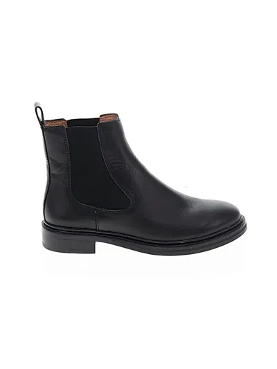 Pre-owned Madewell Ankle Boots In Black
