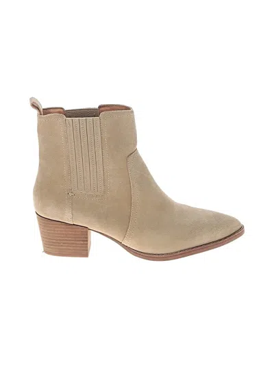 Pre-owned Madewell Ankle Boots In Brown