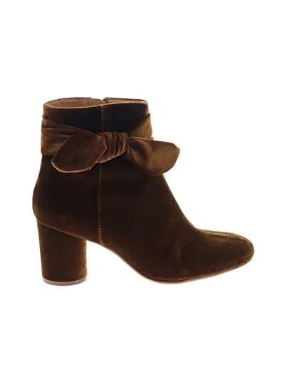 Pre-owned Madewell Ankle Boots In Brown