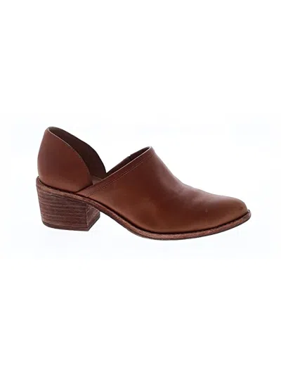 Pre-owned Madewell Ankle Boots In Brown