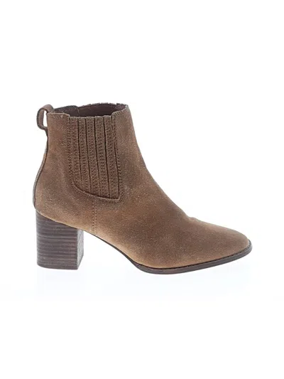 Pre-owned Madewell Ankle Boots In Brown