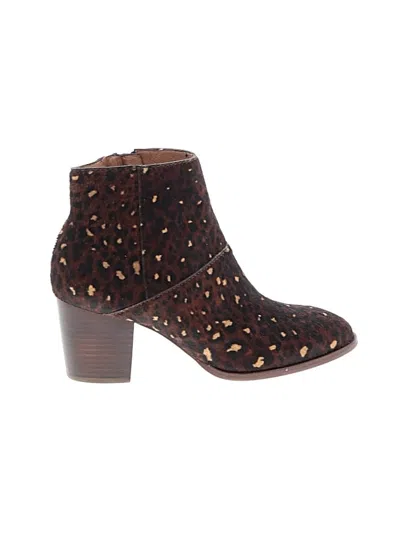 Pre-owned Madewell Ankle Boots In Brown