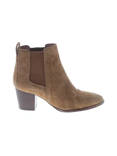 Pre-owned Madewell Ankle Boots In Brown