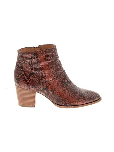 Pre-owned Madewell Ankle Boots In Brown