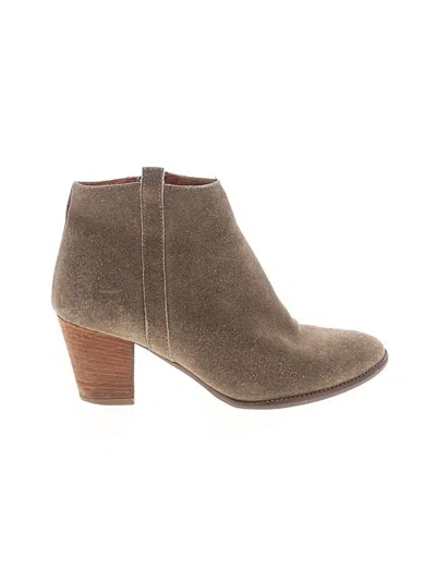 Pre-owned Madewell Ankle Boots In Brown
