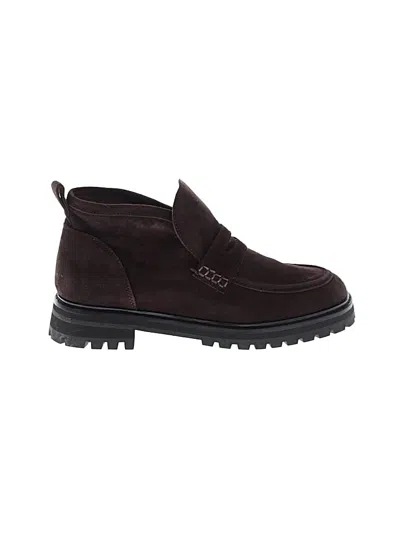 Pre-owned Madewell Ankle Boots In Brown