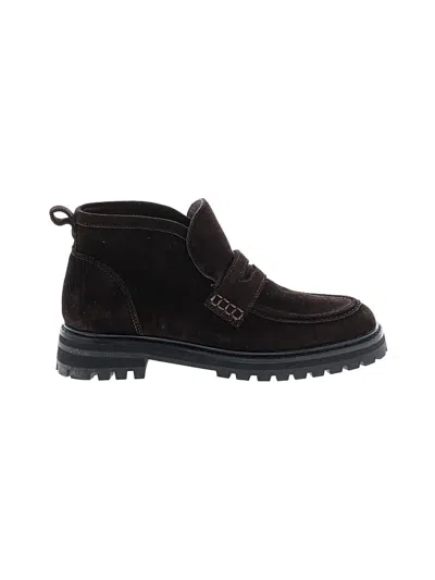 Pre-owned Madewell Ankle Boots In Brown