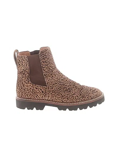 Pre-owned Madewell Ankle Boots In Brown