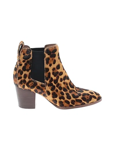 Pre-owned Madewell Ankle Boots In Brown
