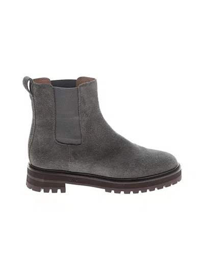 Pre-owned Madewell Ankle Boots In Gray