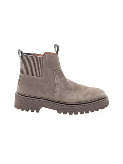 Pre-owned Madewell Ankle Boots In Gray