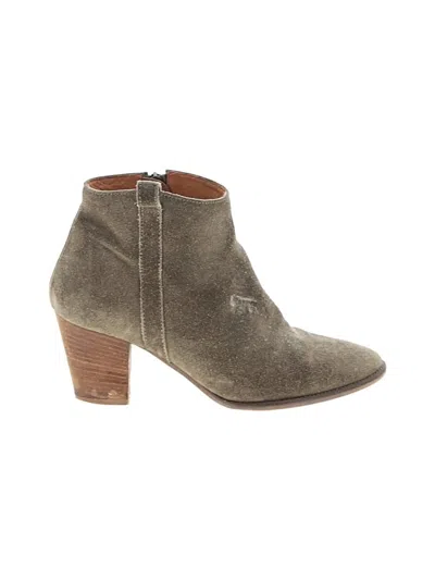 Pre-owned Madewell Ankle Boots In Gray