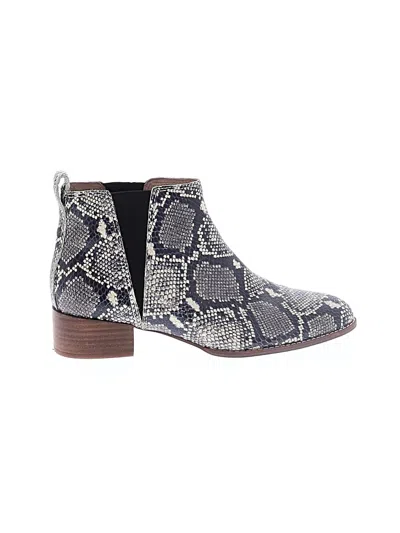 Pre-owned Madewell Ankle Boots In Gray