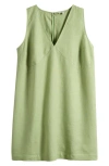 MADEWELL ARIANA LINEN MINIDRESS