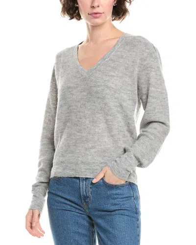 Madewell Ashland Lightweight Alpaca-blend Sweater In Gray