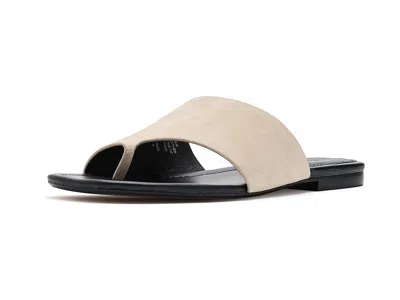 Madewell The Maycie Toe Loop Slide Sandal In Neutral