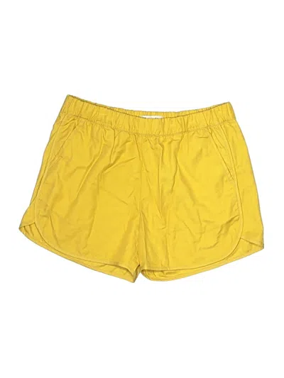 Madewell Athletic Shorts In Yellow