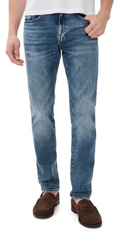 Madewell Athletic Slim Gallagher Jeans Gallagher Wash In Blue