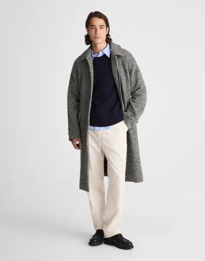 Madewell Balmacaan Overcoat In Multi