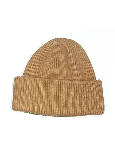 Pre-owned Madewell Beanie Hat In Brown