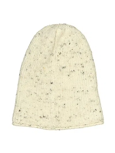Pre-owned Madewell Beanie Hat In Ivory