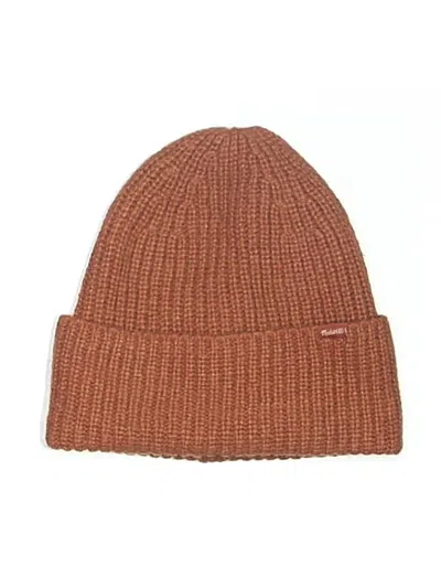 Pre-owned Madewell Beanie Hat In Orange