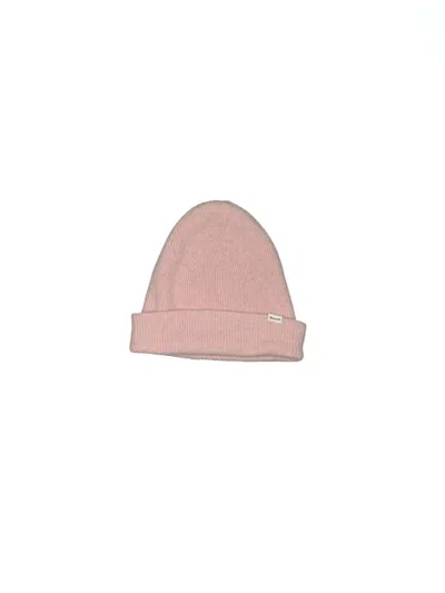 Pre-owned Madewell Beanie Hat In Pink