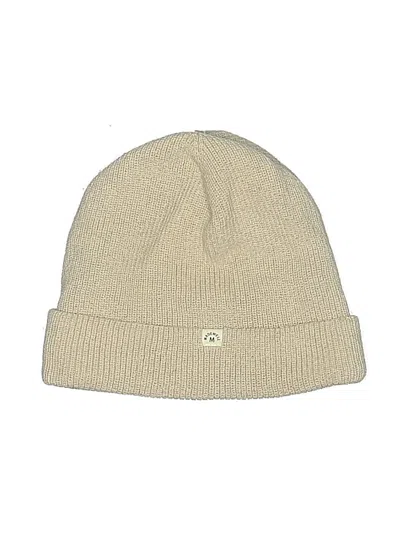 Pre-owned Madewell Beanie Hat In Tan