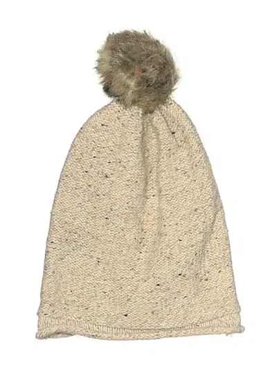 Pre-owned Madewell Beanie Hat In Tan
