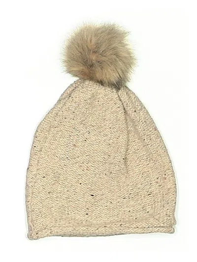 Pre-owned Madewell Beanie Hat In Tan