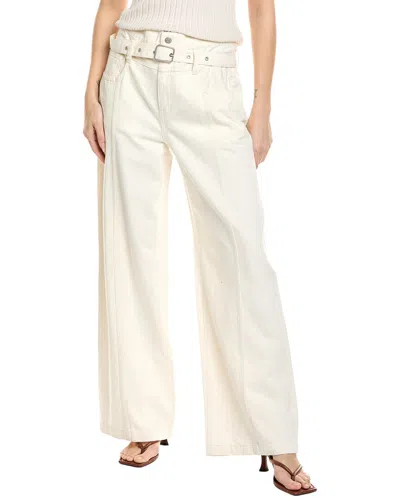 Madewell Belted Baggy Pant In White