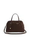 Madewell Belted Mini Suede Crossbody In Brown