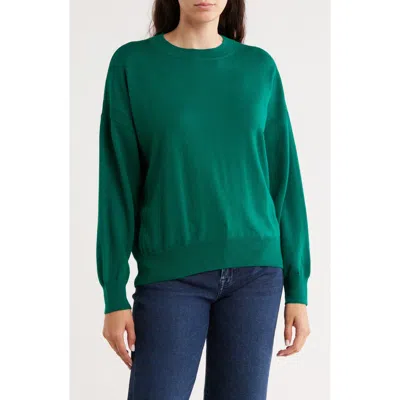 Madewell Birdie Merino Wool Pullover In Green