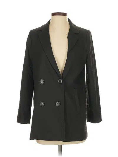 Pre-owned Madewell Blazer Jacket In Black