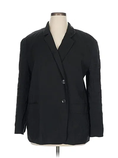 Pre-owned Madewell Blazer Jacket In Black