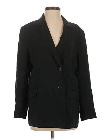Pre-owned Madewell Blazer Jacket In Black