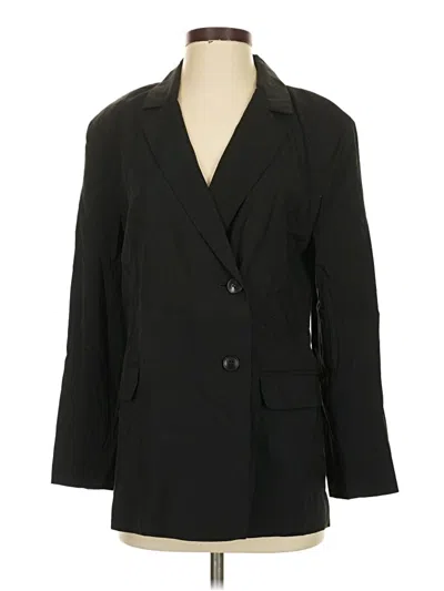 Pre-owned Madewell Blazer Jacket In Black