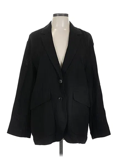 Pre-owned Madewell Blazer Jacket In Black