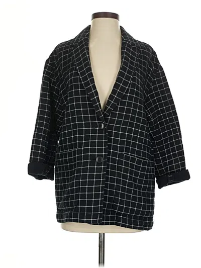 Pre-owned Madewell Blazer Jacket In Black