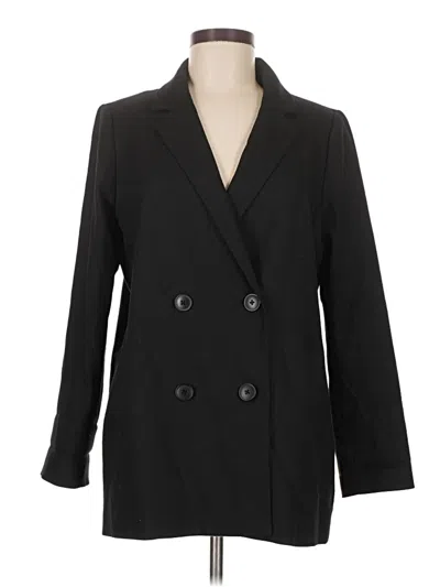 Pre-owned Madewell Blazer Jacket In Black